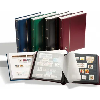 Obal pro sběratelský předmět LEUCHTTURM Album na známky COMFORT, A4, 32 bílých stran Barva: Červená