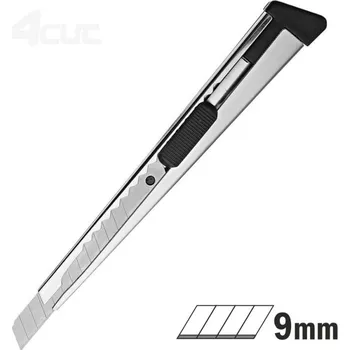 Pracovní nůž Odlamovací nůž METAL - celokovový, 9mm