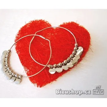 Náušnice Náušnice kruhy s přívěsky 7986