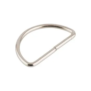 Knoflík Kovový půlkruh 30 mm