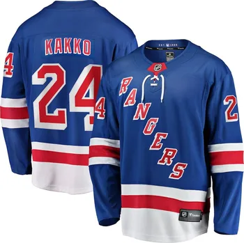 Fanatics Pánský dres New York Rangers NHL Kaapo Kakko #24 Breakaway Home Jersey Velikost: XL