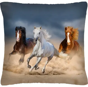 Polštář Polštář s motivem koně 30 Mybesthome 40x40 cm Varianta: Povlak na polštář, 40x40 cm