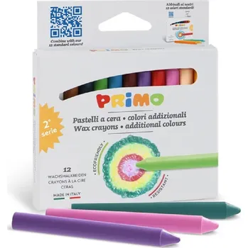 PRIMO Voskové pastelky PRIMO PASTEL - 12 ks