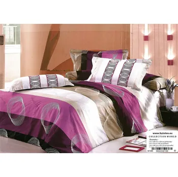 Povlečení Collection World Francouzské saténové povlečení Benoma 200x220 cm 70x80 cm