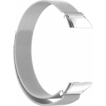 Příslušenství k chytrým hodinkám eses Milánský tah pro Huawei Band 6, Honor Band 6 a Band 7 - Stříbrný