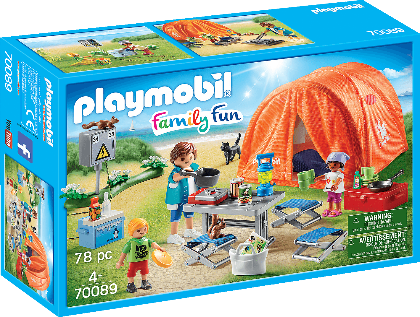 Playmobil Family Fun 70089 Rodinné kempování - Zbozi.cz