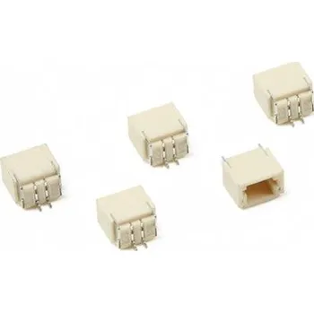 Vývojová deska JST SH 1,0 mm 2-Pin konektor na DPS - Pravý úhel