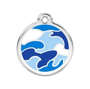 psí známka Známka Camo modré Velikost: 30 mm