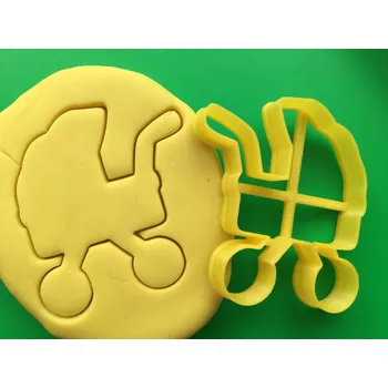 Dortová svíčka Kočárek #2 vykrajovátko