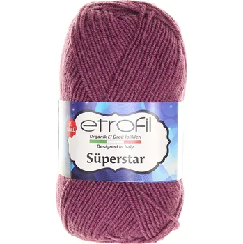 Příze Etrofil Superstar starofialová 76000
