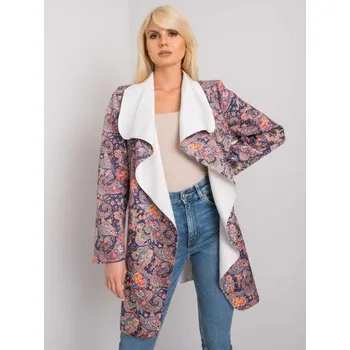 Dámský kabát Dámský kabát vzorovaný AGGIE fialový