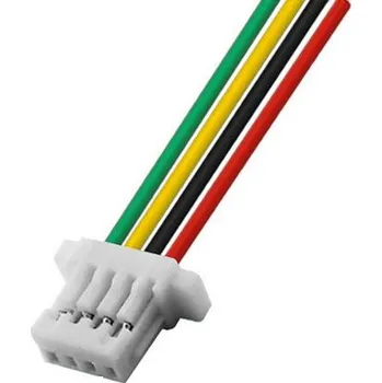 Elektronická součástka JST SH 1,0 mm 4-Pin vodič samice