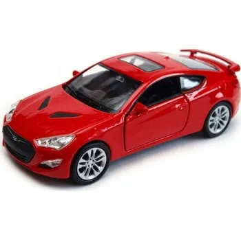 autíčko Welly Hyundai Genesis II Coupe, červené 1:34-39