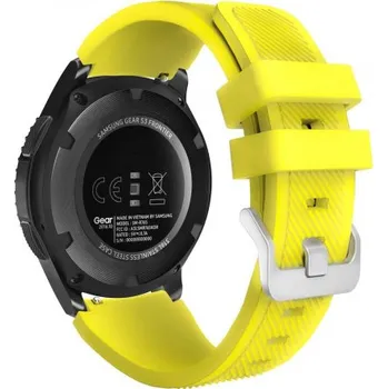 Řemínek na hodinky BSTRAP | BStrap Silicone Sport reminek na Huawei Watch GT2 Pro, yellow (SSG006C2308)