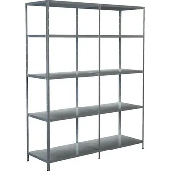 Dílenský regál Kovový regál rozšiřovací Schulte 4530-V 2000x1600x500 mm, 10 polic, nosnost 850 kg, pozinkovaný