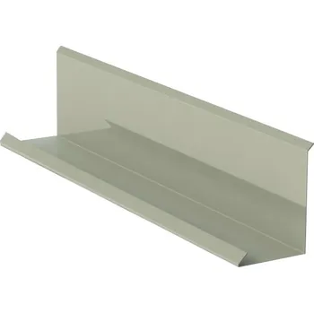 Plech Lemování zdí RŠ 250, 1 bm, Prefalz stucco, Světle šedá P.10 RAL 7005