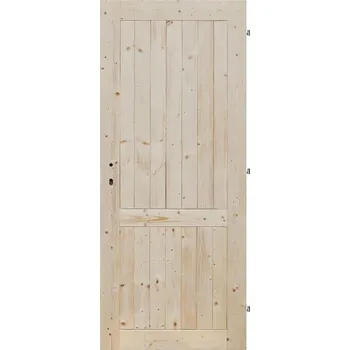 Interiérové dveře Palubkové dveře PN plné 80P smrk