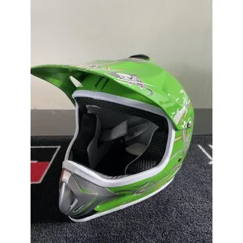 Helma na motorku Dětská motokrosová helma Nitro PHX Pro - Modrá, Barva zelená, Velikost L Nitro Motors