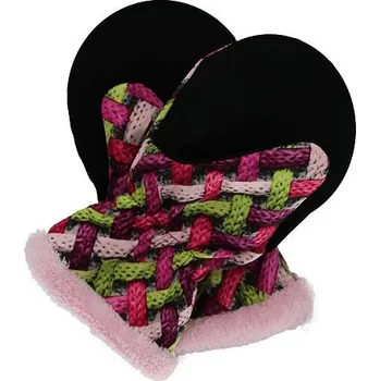 Rukavice Dětské rukavice Fantom soft s kožíškem a cordurou - více barev 2023 Velikost: 104/110, Barevná varianta: Růžová