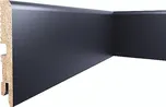 Podlahová lišta MDF Foge LB1 80 černá polmat