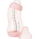 Difrax Kojenecká S-lahvička široká antikoliková Růžová 310 ml