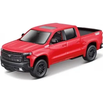 autíčko Maisto Chevrolet Silverado Z71 2019, Červené 1:52