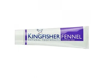 Zubní pasta Kingfisher Toothpaste Zubní pasta s fenyklem bez fluoru 100 ml