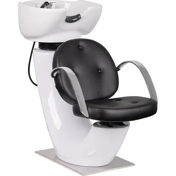 Kadeřnické křeslo GABBIANO MYCÍ JEDNOTKA NA VLASY ASTI ČERNÁ