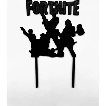 Dortová svíčka Zápich - FORTNITE #03 (trio/nápis)