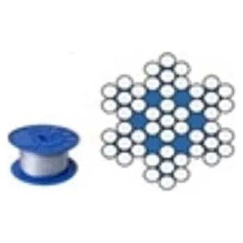 Železářství Lano z nerezové oceli A4 DIN3055 1,00mm (7x7) 200m KT05448