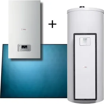 Solární ohřívač vody Protherm HelioSet ISS 2.250 V a elektrokotel RAY 21KE