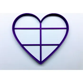 Vánoční dekorace Vánoční adventní svícen #09 SRDCE / VELKÉ SRDCE pouťové šablona / vykrajovátko