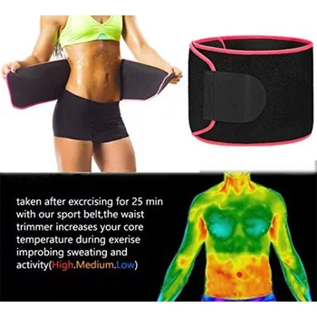 Bederní hubnoucí pás Sweat Belt - velikost M
