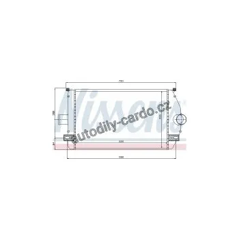 Chladič motoru Chladič turba NISSENS 96866