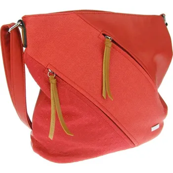 Červená taška přes rameno 32 cm (Elegantní taška pro ženy)