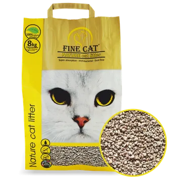 Podestýlka pro kočku FINE CAT Nature Cat Litter hrudkující stelivo 8 kg