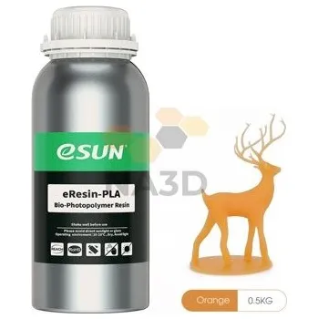 Filament eResin PLA resin - Bio pryskyřice eSUN 0,5 kg, Barva Oranžová