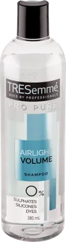 Šampon TRESemmé Pro Pure Airlight Volume šampon pro vlasy bez objemu 380 ml