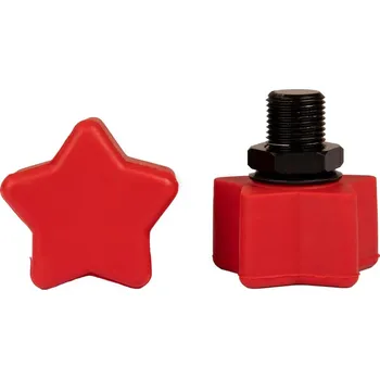 Rookie - Adjustable Toestop Star Red - nastavitelná brzda na trekové brusle