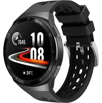 eses Silikonový dírkovaný řemínek pro Huawei Watch GT 2e - Černý