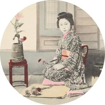 Fototapeta Fototapeta vliesová Japonská gejša 142,5 cm