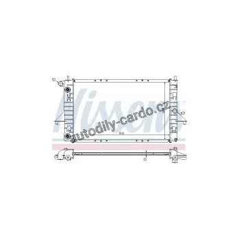 Chladič motoru Chladič motoru NISSENS 689011