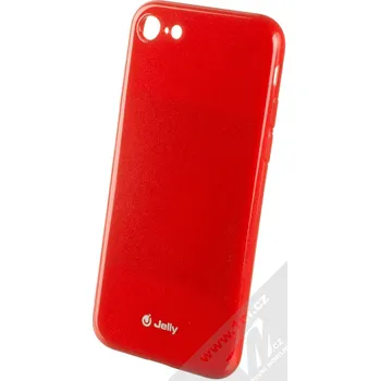 Pouzdro na mobilní telefon 1Mcz Jelly Skinny TPU ochranný kryt pro Apple iPhone 7, iPhone 8, iPhone SE (2020), iPhone SE (2022) červená (red)