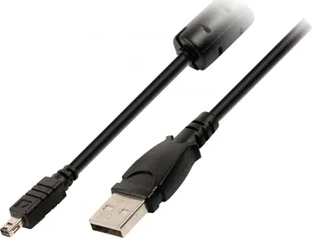 Datový kabel Valueline USB 2.0 A/Minolta 8p 2 m černý