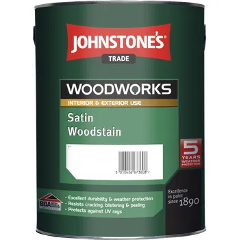 barva a nátěr na dřevo Johnstones Satin Woodstain - Wallnut - ořech 0,75 l