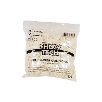 Kartáč pro zvířata Show Tech Trimovací prsty bílé Velikost: L