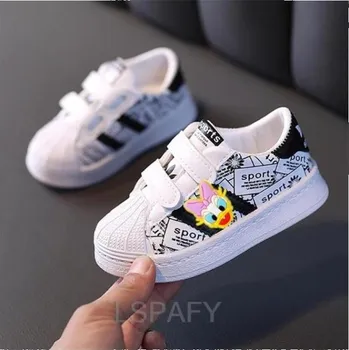 Dětská sportovní obuv Nepromokavé tenisky Mickey Mouse a přátelé Barva: Daphne - bílo černé, Velikost: 26 stélka - 15,6 cm