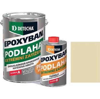 barva na beton Detecha Epoxyban 20 kg RAL 1015 (béžový) | barva na beton lesklá | sada A 16 kg + B 4 kg