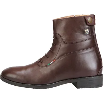 Těžké boty EQUESTRO Pérka kožená Vesuna Equestro, pro dospělé, tmavě hnědá 41