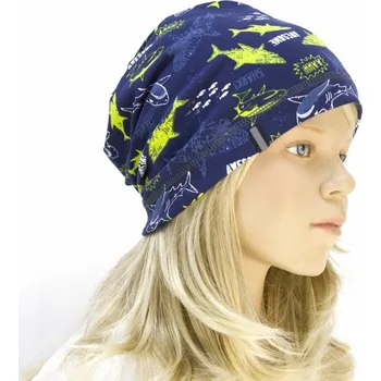 Čepice Fantom čepice úpletová žraloci - přepadlá Velikost: 52